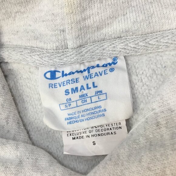 Champion Reverse Weave Big Bird Hoodie Vtg Sesame Street Sweatshirt Patch Small - Picture 7 of 9